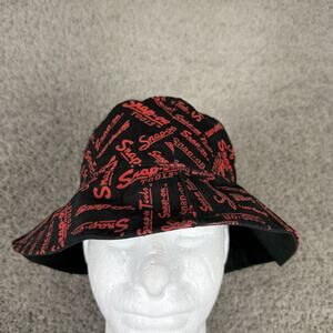 Snap-on Tools Hat Bucket Fitted Black Red Logo Reversible Mens Mechanic Cap